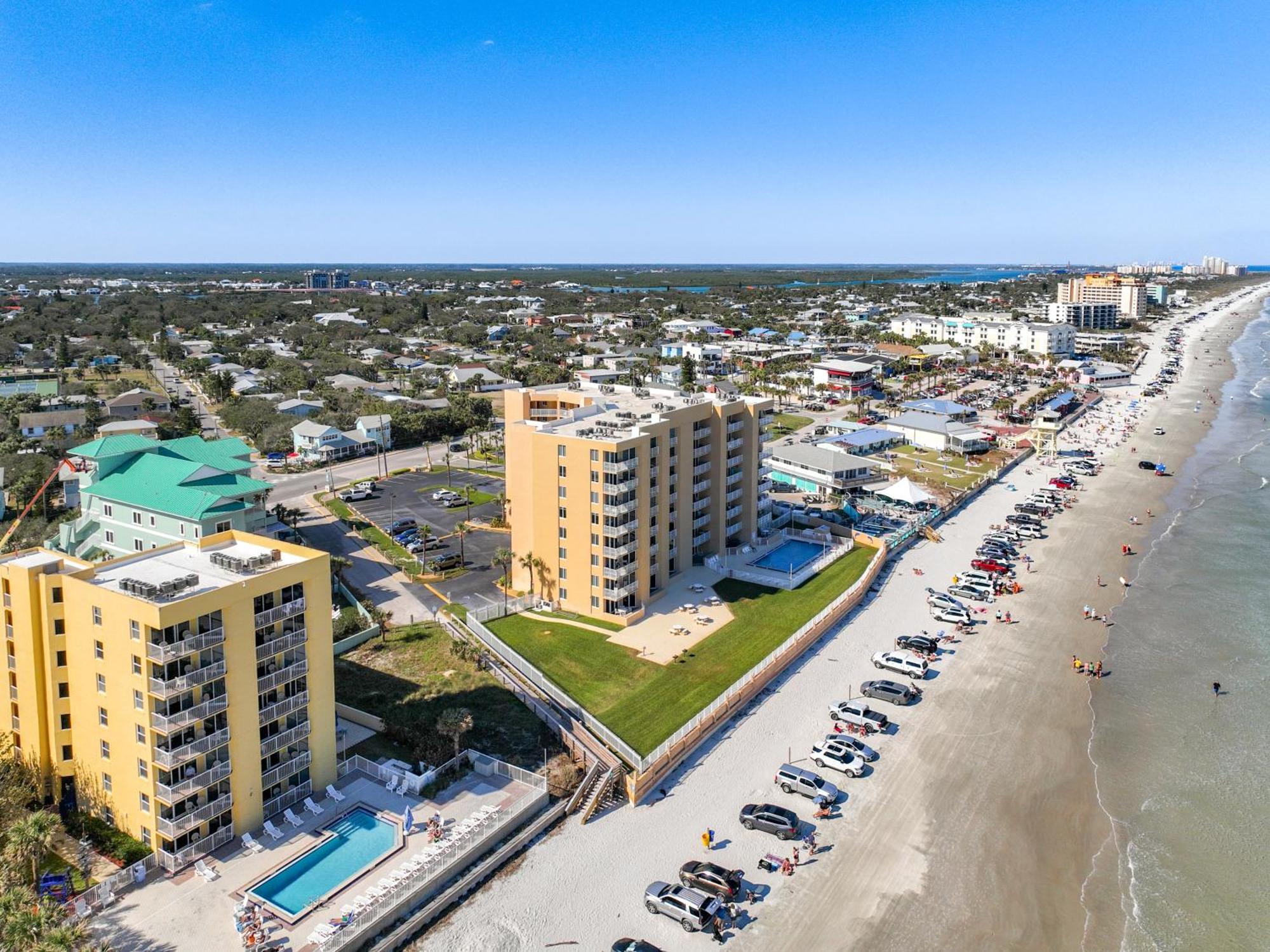 Oceanfront Balcony, Pool, Bbq, Steps To Flagler Ave Villa New Smyrna Beach Exteriör bild